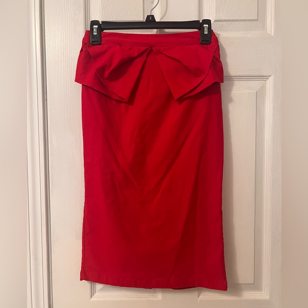 Grace Karin red skirt size Small